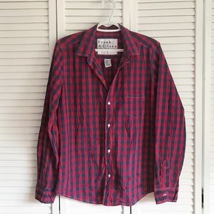 Frank and Eileen plaid button down
